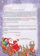 Load image into Gallery viewer, Personalised Santa Letter and Extras - Cookies and Hot Chocolate Theme