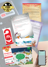 Load image into Gallery viewer, Personalised Santa Letter and Extras - Youtube Themed
