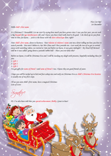 Load image into Gallery viewer, Personalised Santa Letter and Extras - Youtube Themed