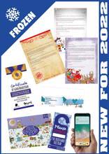 Load image into Gallery viewer, Personalised Santa Letter and Extras - Santa Loves Frozen