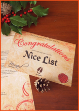 Load image into Gallery viewer, Luxury Vintage Personalised Santa Scroll