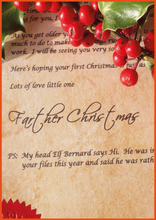 Load image into Gallery viewer, Luxury Vintage Personalised Santa Scroll
