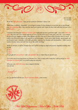 Load image into Gallery viewer, Personalised Santa Letter and Extras - Santa loves a Movie Night
