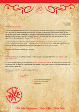 Load image into Gallery viewer, Personalised Santa Letter and Extras - Cookies and Hot Chocolate Theme
