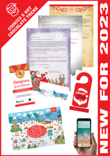 Load image into Gallery viewer, Personalised Santa Letter and Extras - Cookies and Hot Chocolate Theme
