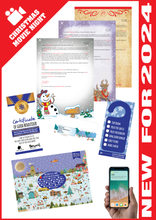 Load image into Gallery viewer, Personalised Santa Letter and Extras - Santa loves a Movie Night
