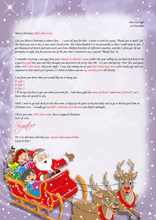 Load image into Gallery viewer, Personalised Santa Letter and Extras - Thanks For Your Letter
