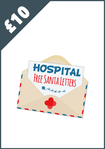 Donate £10 - Free Santa Letters for Children in Hospital