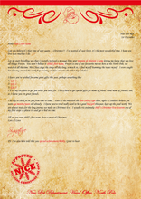 Load image into Gallery viewer, Personalised Santa Letter and Extras - Santa Loves Frozen
