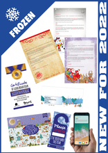 Load image into Gallery viewer, Personalised Santa Letter and Extras - Santa Loves Frozen
