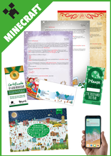 Load image into Gallery viewer, Personalised Santa Letter and Extras - Ideal for Minecraft Fans
