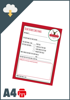 Products Letter To Father Christmas (Instant Email Delivery)